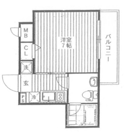 カスティーロ白山の物件間取画像